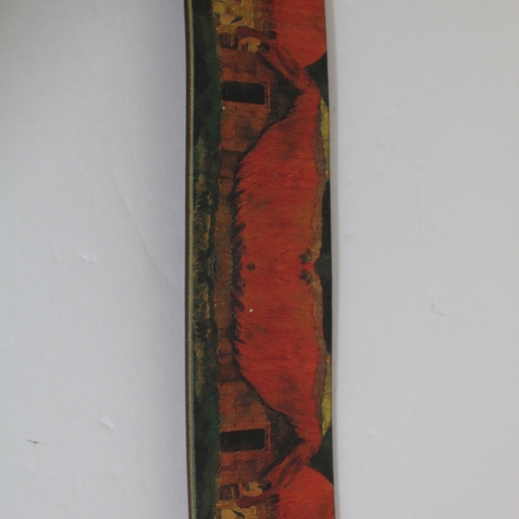 Italian made belt painted Genuine leather under30 - Picture 3 of 8